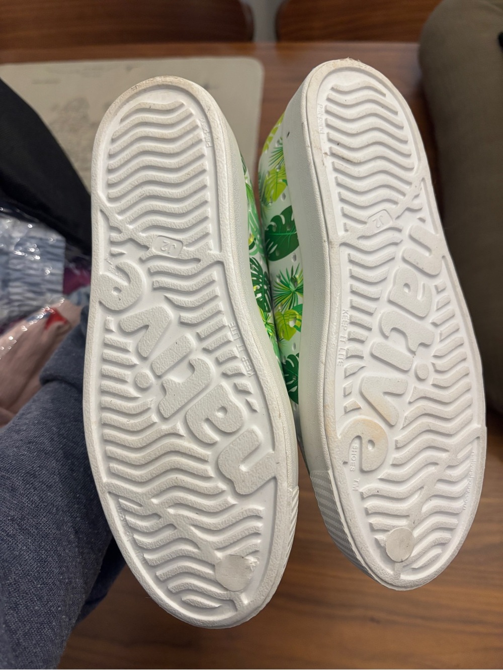Native Shoes in Tropical Leaf Print - Picture 2 of 3
